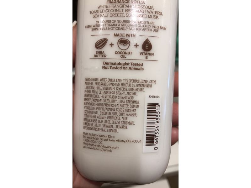 Bath & Body Works At The Beach Body Lotion, 8 fl oz/236 mL