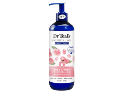Dr Teal's Essential Oil Conditioner, Rose & Milk, 16 fl oz/473 mL