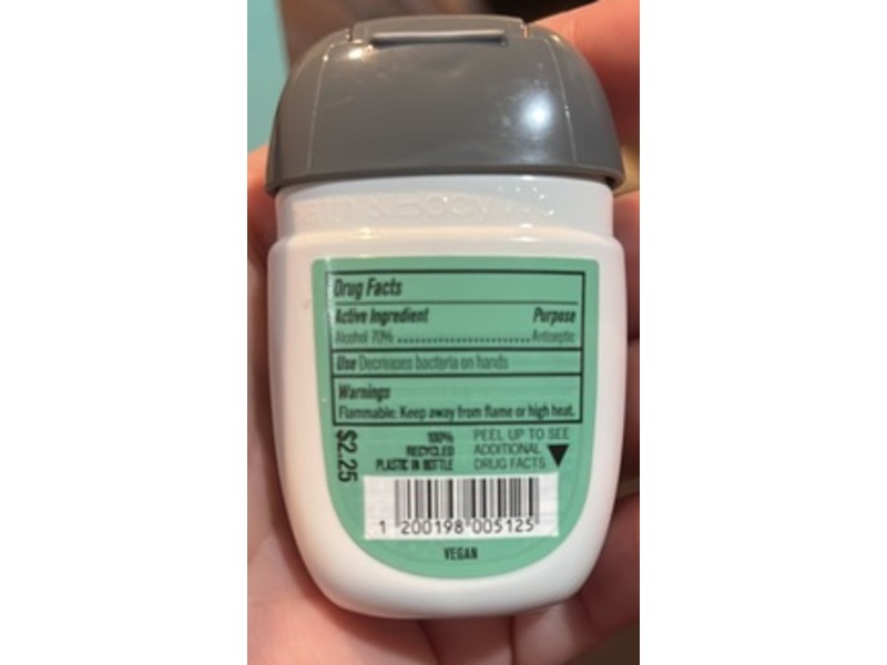 Bath & Body Works Pocketbac Anti Bacterial Moisturizing Hand Sanitizer, Eucalyptus Mint, 1 fl oz/29 mL