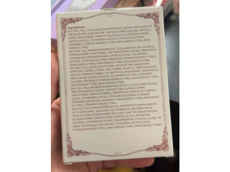 Flower Knows Embossed Five-Color Makeup Palette, 01 Hazel Fawn, 0.23 oz/6.5 g