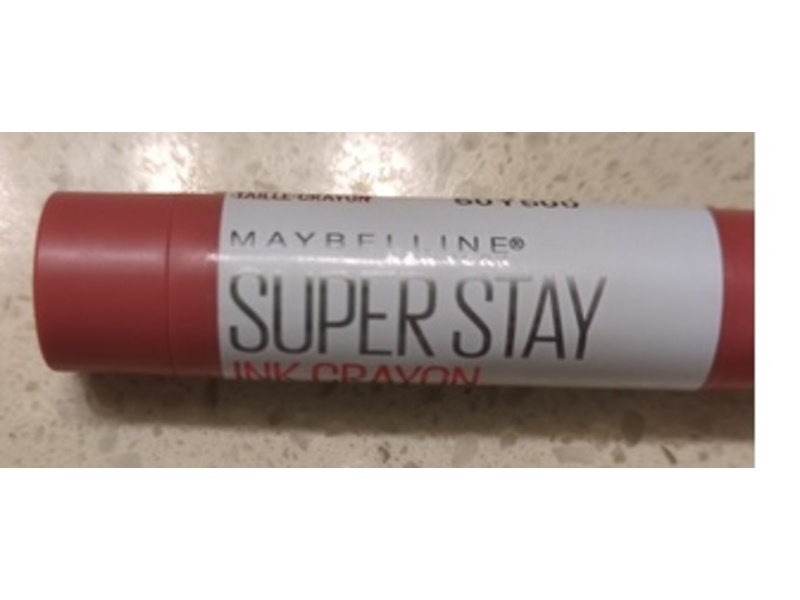 Maybelline Super Stay Ink Crayon Matte Lipstick Makeup, 140 Work For It, 0.04 oz