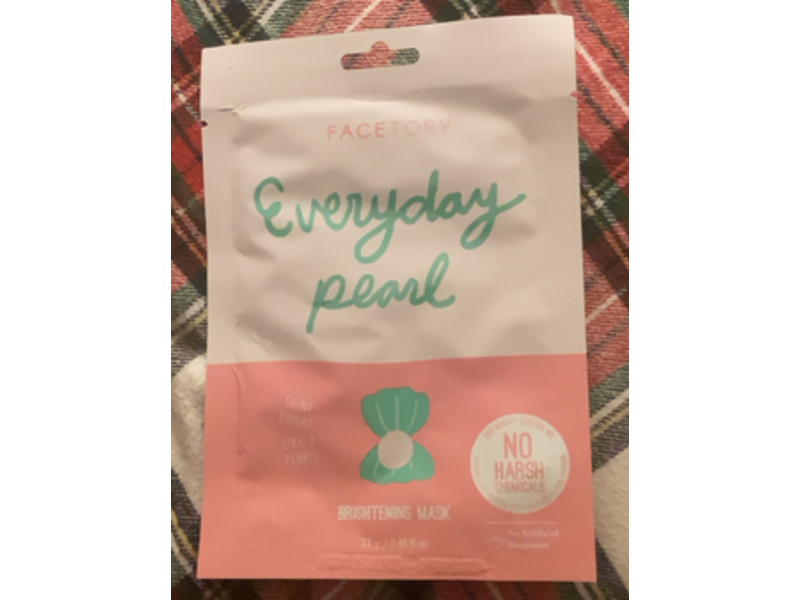 FaceTory Everyday Pearl Brightening Mask, 0.81 fl oz/23 g, Pack Of 10