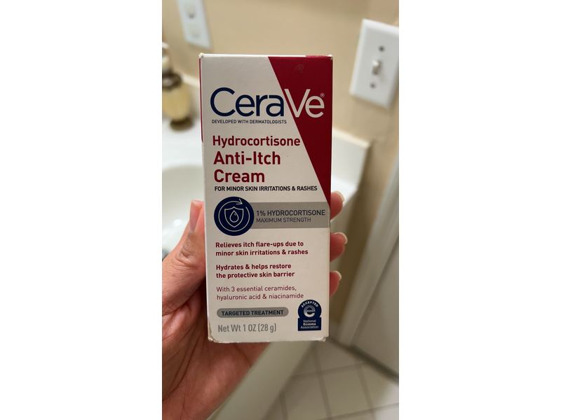 Cerave Hydrocortisone Anti-Itch Cream, 1 oz/28 g