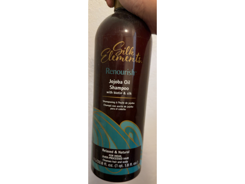 Silk Elements Renourish Jojoba Oil Shampoo, 33.8 fl oz/1 L