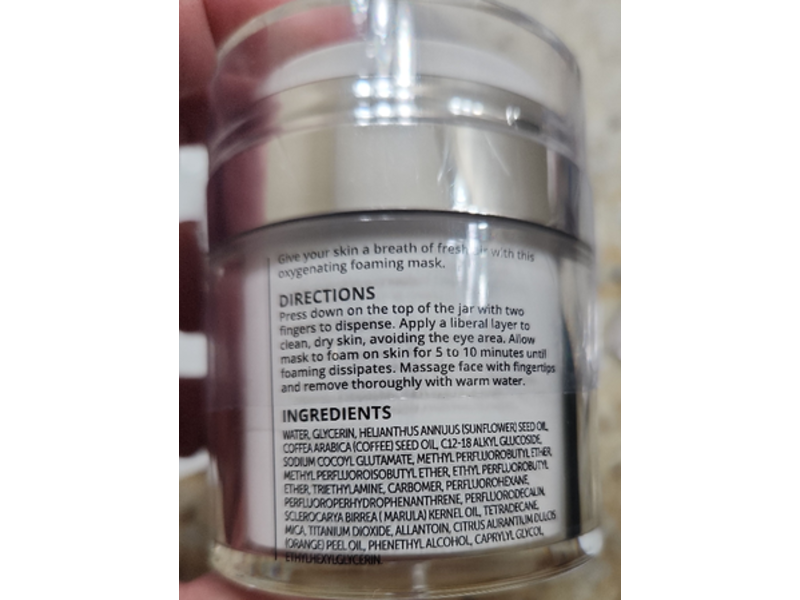 Beauty Society Anti-Aging Foaming Facial Mask, Save Face, 1.76 fl oz/50 mL