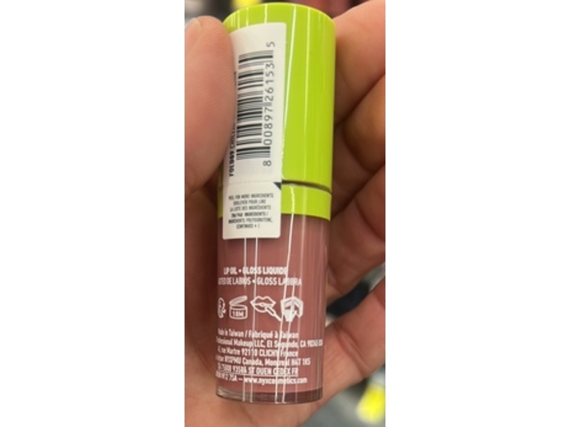 NYX Professional Makeup Fat Oil Lip Drip, Chillin Like A Villain, 0.15 fl oz/4.8 mL