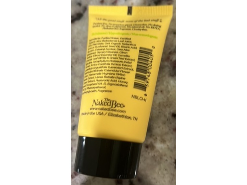 The Naked Bee Moisturizing Hand & Body Lotion, Citron & Honey, 15 fl oz/45 mL