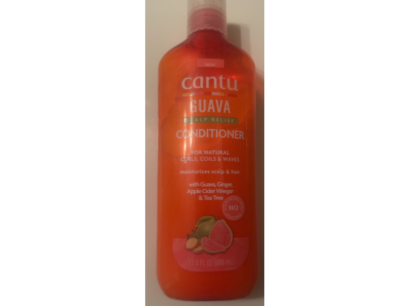 Cantu Guava Scalp Relief Conditioner, Guava, Ginger, Apple Cider Vinegar & Tea Tree, 13.5 fl oz/400 mL