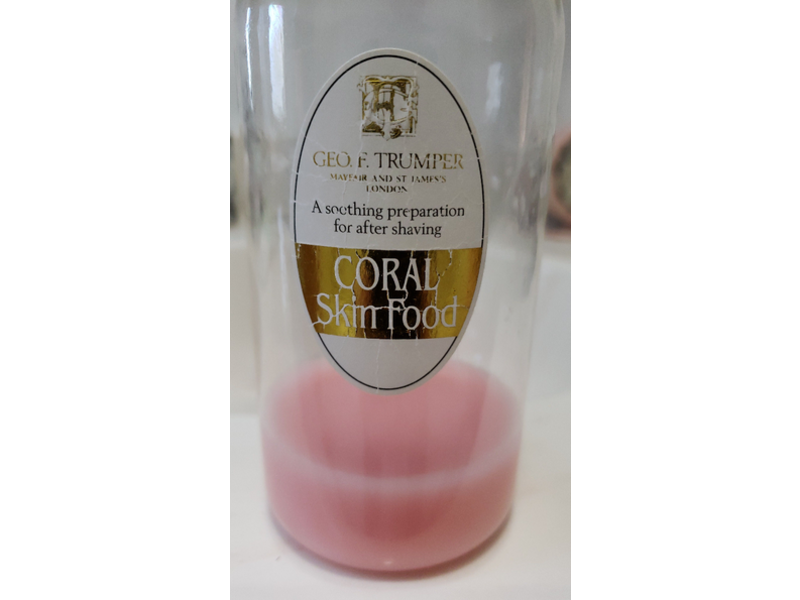 Geo F. Trumper A Soothing Preparation For After Shaving, Coral Skin Food, 17.5 fl oz/500 ml