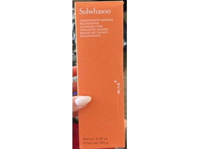 Sulwhasoo Concentrated Ginseng Cleansing Foam, 5.29 oz/150 g