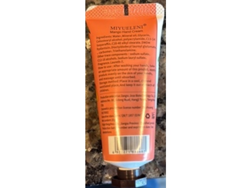 Miyueleni Hand Cream, Mango, 20 g