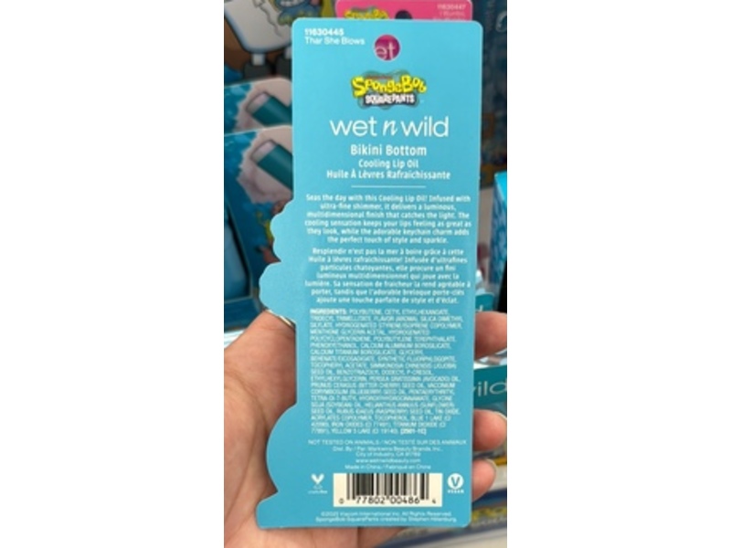 Wet N Wild Bikini Bottom Lip Oil, Thar She Blows, 0.24 fl oz/7.11 mL