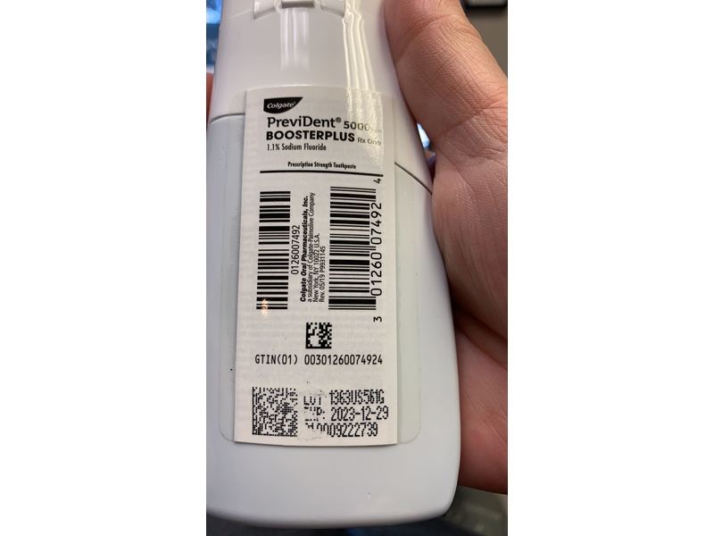 PreviDent 5000 BoosterPlus (1.1% sodium fluoride) Spearmint, 3.4 fl oz, (RX)