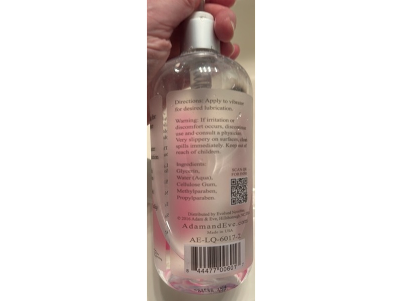 Adam & Eve Vibrator Lube, 16 fl oz/473 mL
