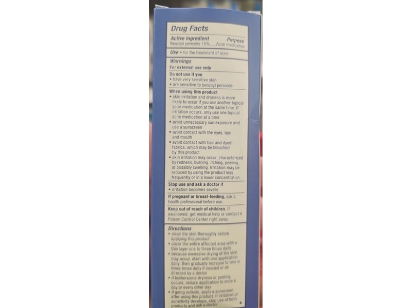 PanOxyl Acne Clearing Spot Treatment, 10% Benzoyl Peroxide, 1 oz/28 g