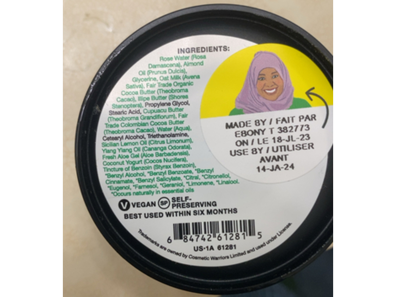 Lush Peace Self-Preserving Moisturizer, 1.5 oz (45 g)