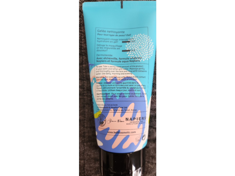 Belif Aqua Bomb Jelly Cleanser, 5.4 fl oz/160 mL