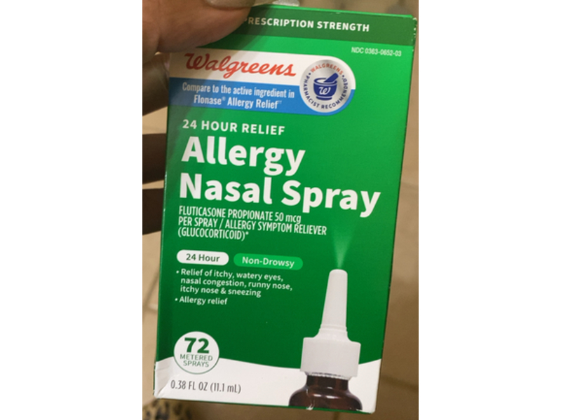 Walgreens Allergy Nasal Spray, 0.38 fl oz/11.1 mL