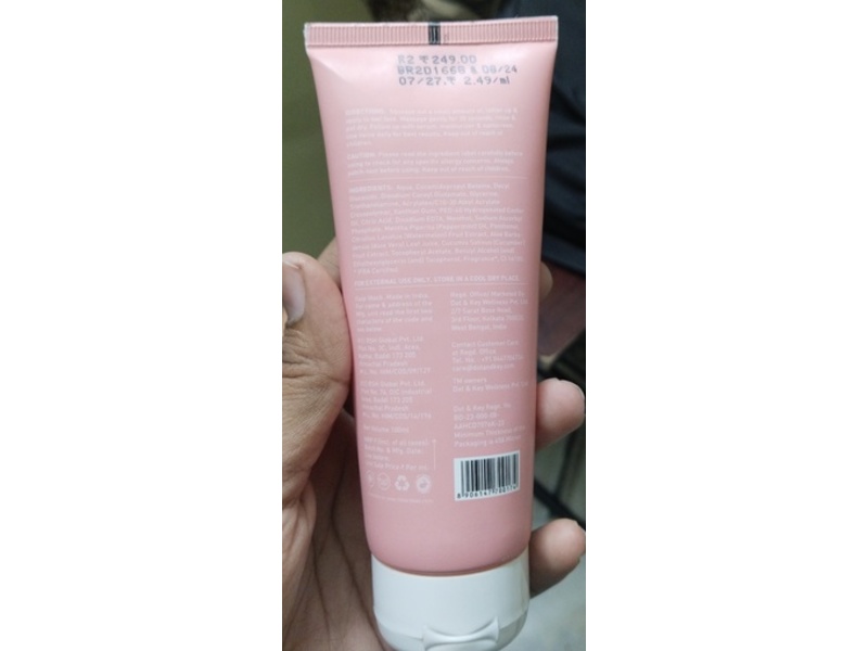 Dot & Key Refresh Gel Face Wash, Watermelon, Vitamin C & Cucucmber, 100 mL