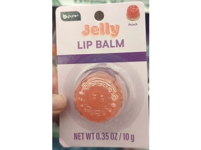 b-Pure Jelly Lip Balm, Peach, 0.35 oz/10 g