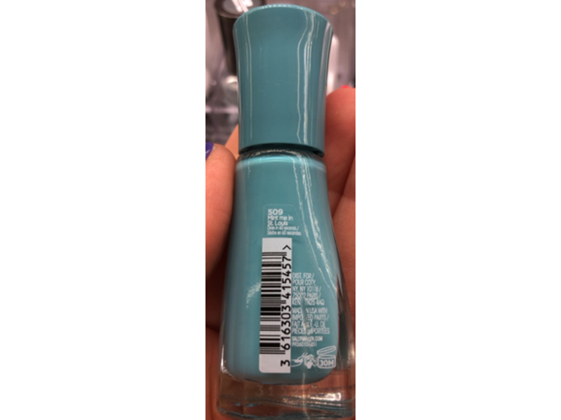 Sally Hansen Insta-Dri Nail Color, Mint Me In St. Louis, 0.31 fl oz/9.17 mL