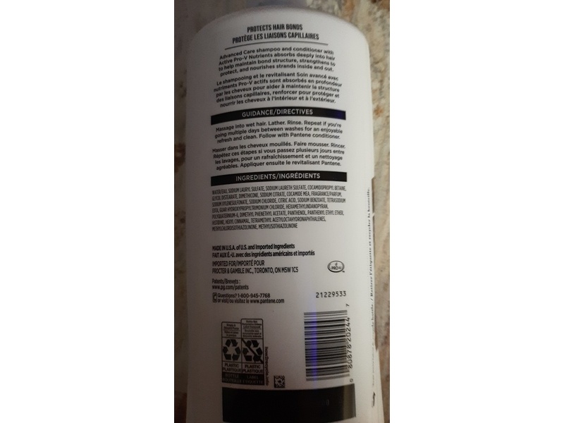 Pantene Advanced Care 5 In 1 Shampoo, Pro-V, 38.2 fl oz/1.13 L