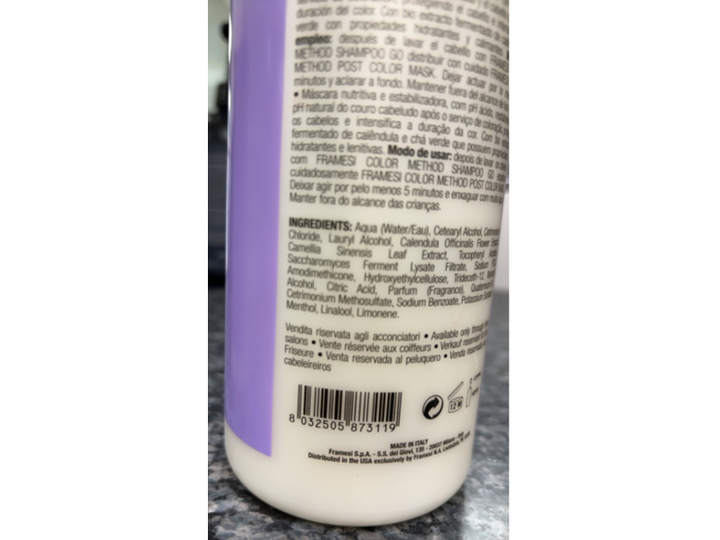 Framesi Color Method Post Color Mask, 33.8 fl oz/1000 mL