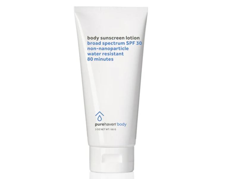 Purehaven Body Sunscreen Lotion, SPF 30, 3 oz/85 g