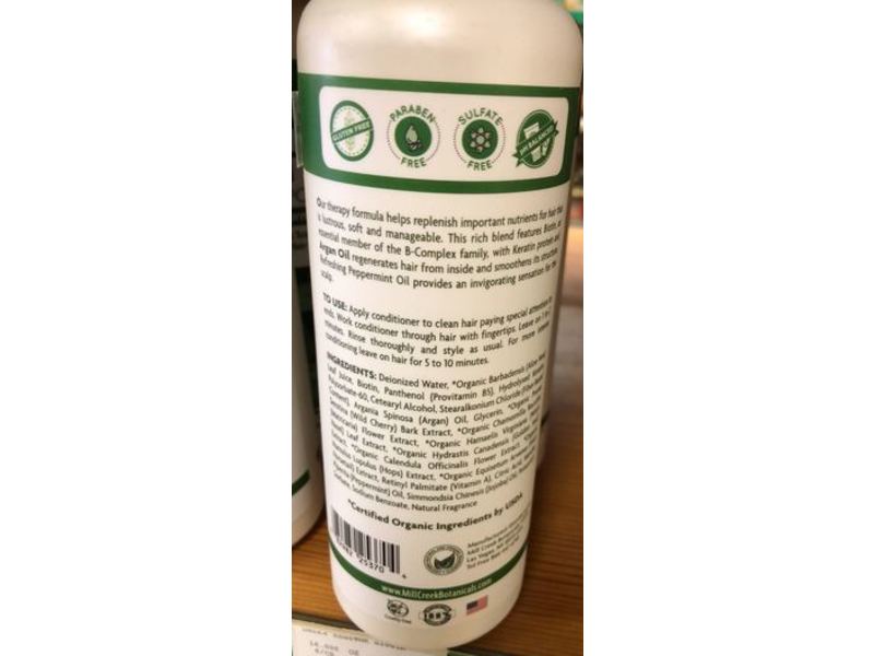 Mill Creek Botanicals Biotin Conditioner, Therapy Formula, 16 fl oz/473 mL