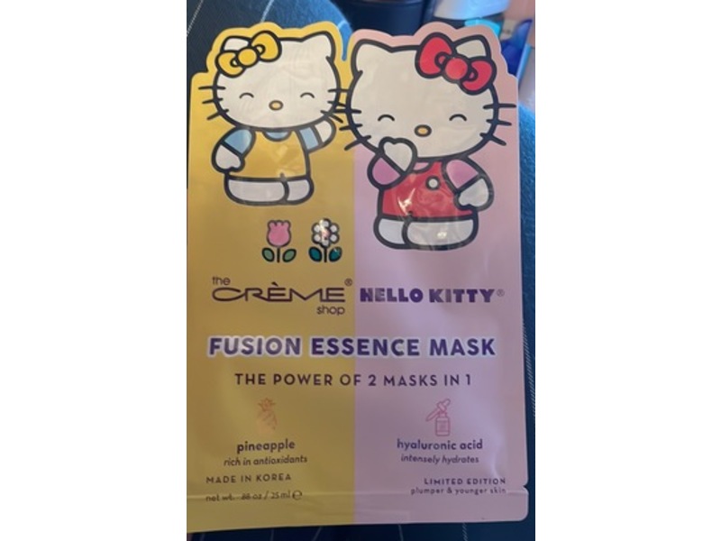 The Creme Shop Fusion Essence Mask, Pineapple, Hyaluronic Acid, 0.88 oz/25 mL