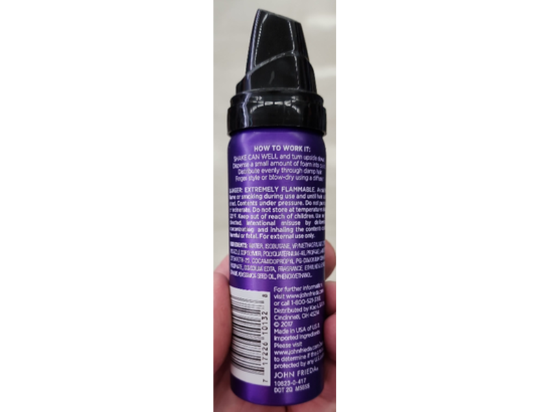 John Frieda Frizz Ease Curl Reviver Mousse, Abyssinian Oil, 2 oz/56 g