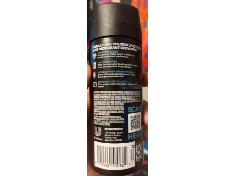 Axe Premium Body Spray, Aqua Bergamot, 4 oz/113 g