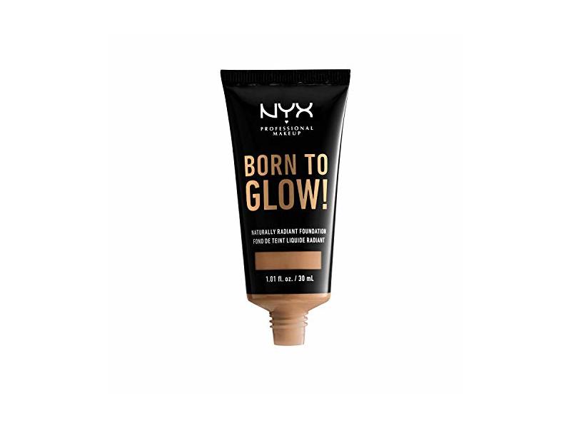 Nyx Professional Makeup Born To Glow Naturally Radiant Foundation, Neutral Tan, 1.01 fl oz/30 mL