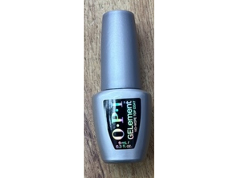 O.P.I Gelement No-Wipes Top Coat, Clear, 0.3 fl oz/9 mL