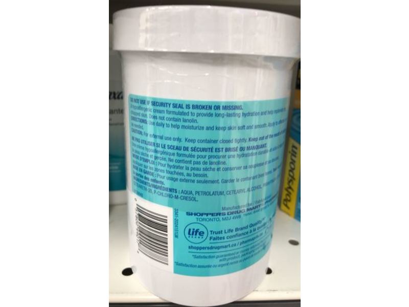 Life Brand Moisturizing Base Cream, Sensitive Skin, 450 g