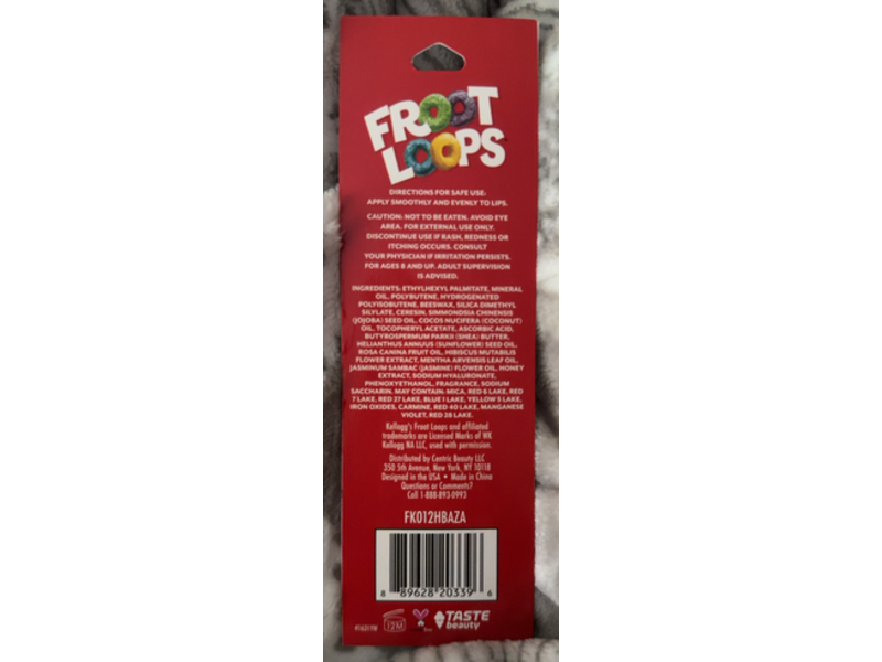 Froot Loops Flavored Lip Oil, 0.06 fl oz.2 mL