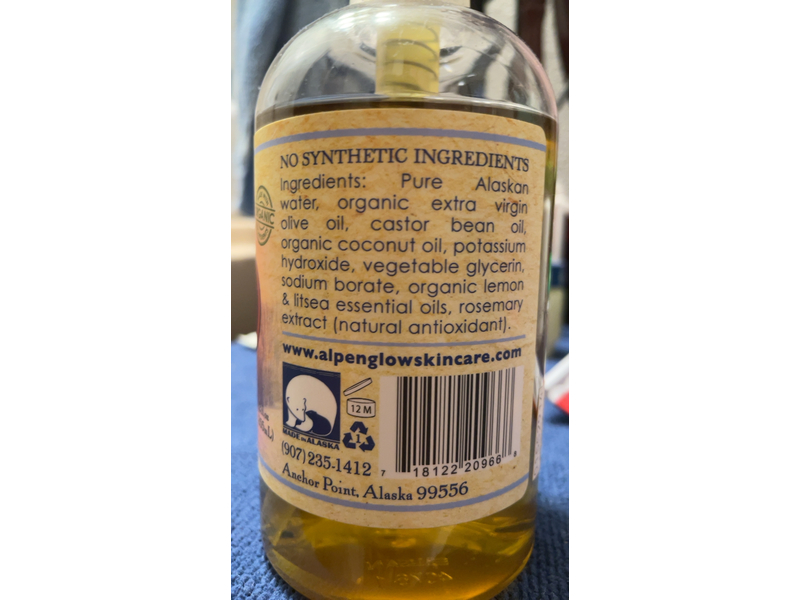 Alpenglow Face + Hand & Body Wash, Arctic Sun, 12 fl oz/355 mL