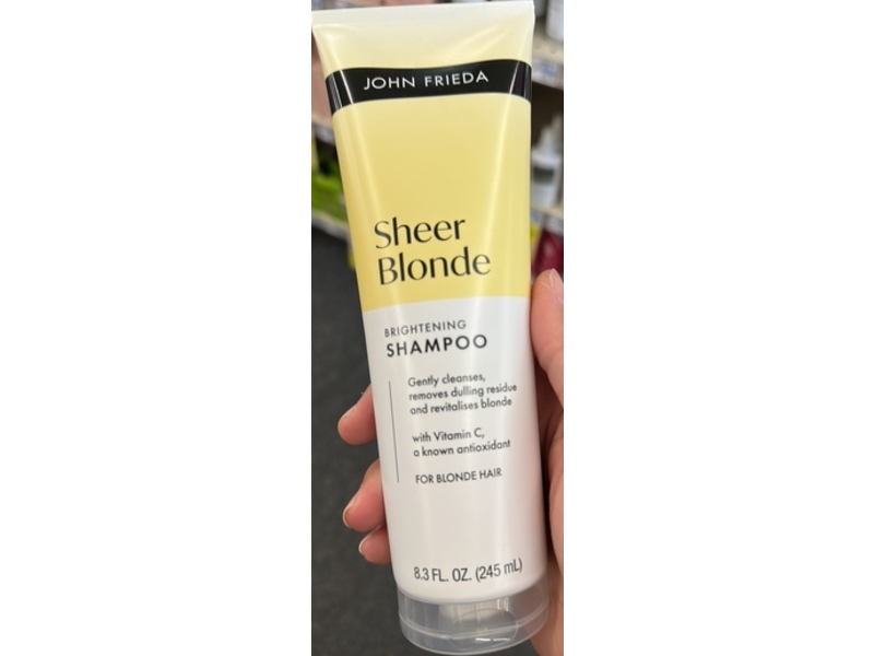 John Frieda Sheer Blonde Brightening Shampoo, 8.3 fl oz/245 mL