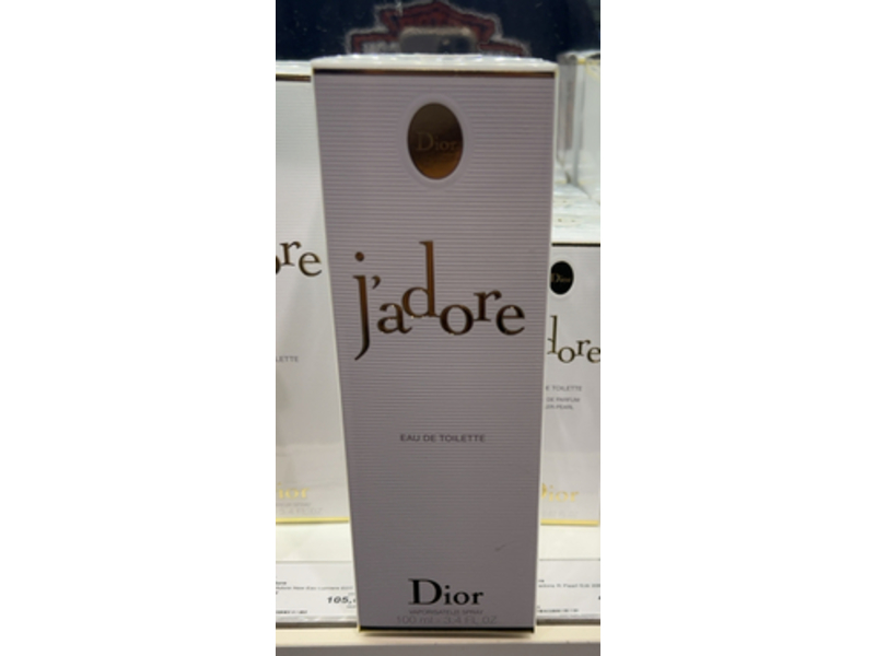 Christian Dior Eau De Toilette, J'adore, 3.4 fl oz/100 mL