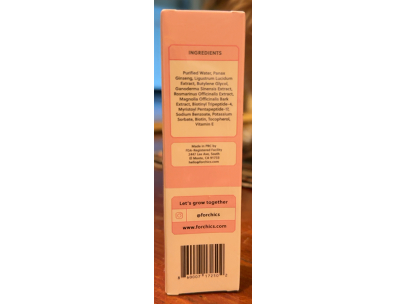 Forchics Forlash Eyelash Enhancing Growth Serum, 0.10 fl oz/3 mL