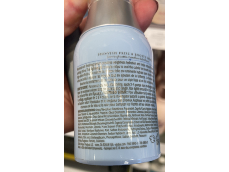 Drybar Liquid Glass High - Gloss Finishing Serum, 2.3 fl oz/69 mL