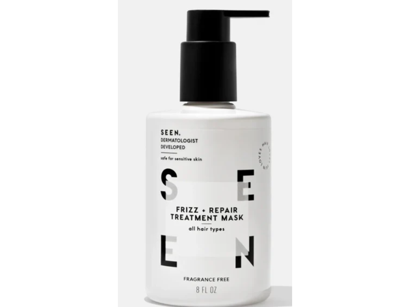 SEEN Frizz + Repair Treatment Mask, Fragrance Free, 8 oz