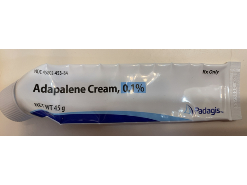 Adapalene Cream 0.1%, 45 g, Padagis (Rx)
