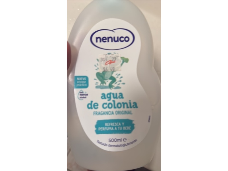 Nenuco Baby Cologne Water, 500 mL