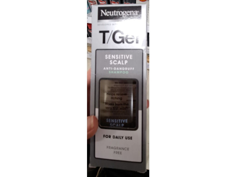 Neutrogena T/Ger Sensitive Scalp Anti Dandruff Shampoo, Fragrance Free, 150 mL