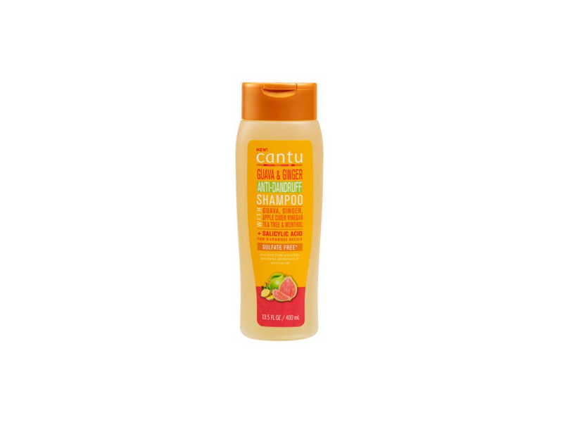 Cantu Guava & Ginger Anti-Dandruff Shampoo, Salicylic Acid, 13.5 fl oz/400 mL