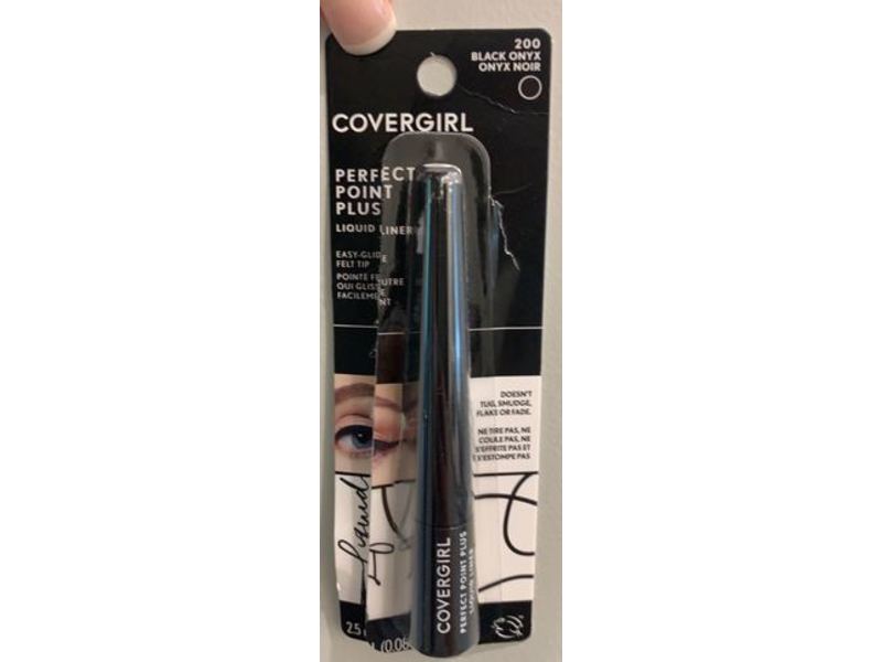 Covergirl Perfect Point Plus Liquid Eyeliner, Black Onyx, .08 fl oz/2.5 mL