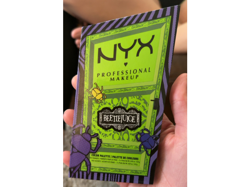 Nyx Professional Makeup Beetlejuice Color Palette, Recently Deceased, 0.02 oz/0.8 g
