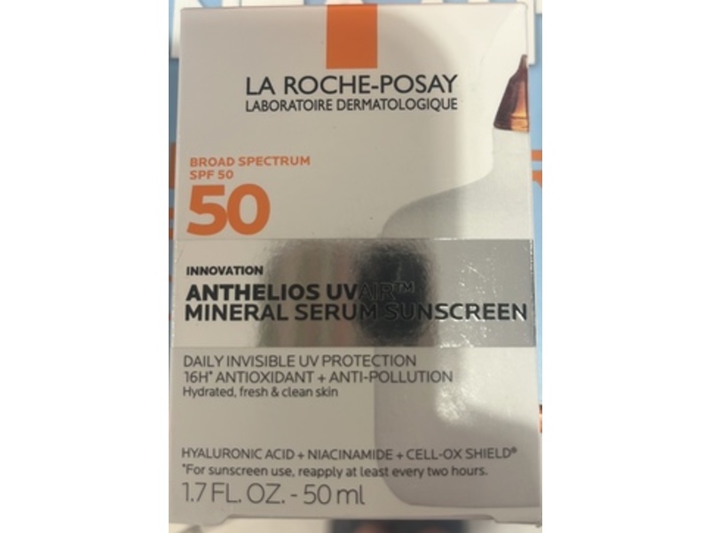 La Roche-Posay Anthelios UV Air Mineral Serum Sunscreen, SPF 50, 1.7 fl oz/50 mL