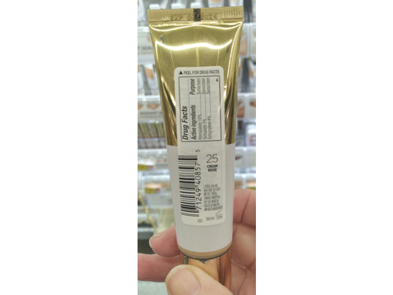 L'Oreal Paris Age Perfect Radiant Serum Foundation Sunscreen, SPF 50, Cream Beige, 1 fl oz/30 ml